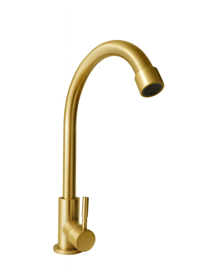 GRIFERIA COCINA AGUA FRIA BRUSHED GOLD