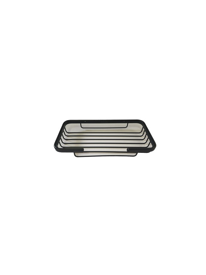 JABONERA REJILLA 21.8x10.8x35cm NEGRA