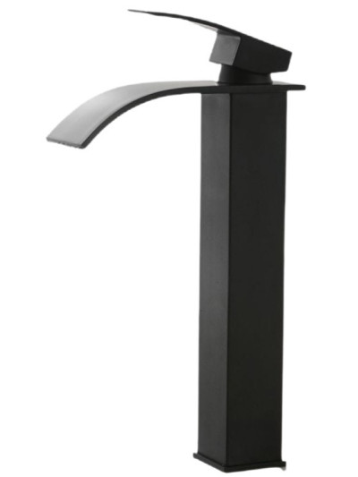 GRIFERÍA CASCADA ALTA NEGRA