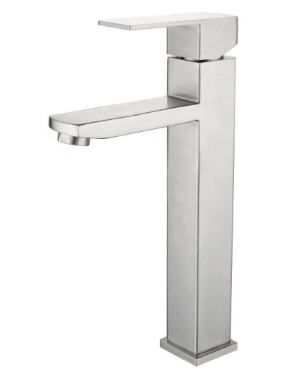 MONOCONTROL LAVAMANOS ALTO CUADRADO BRUSHED NICKEL