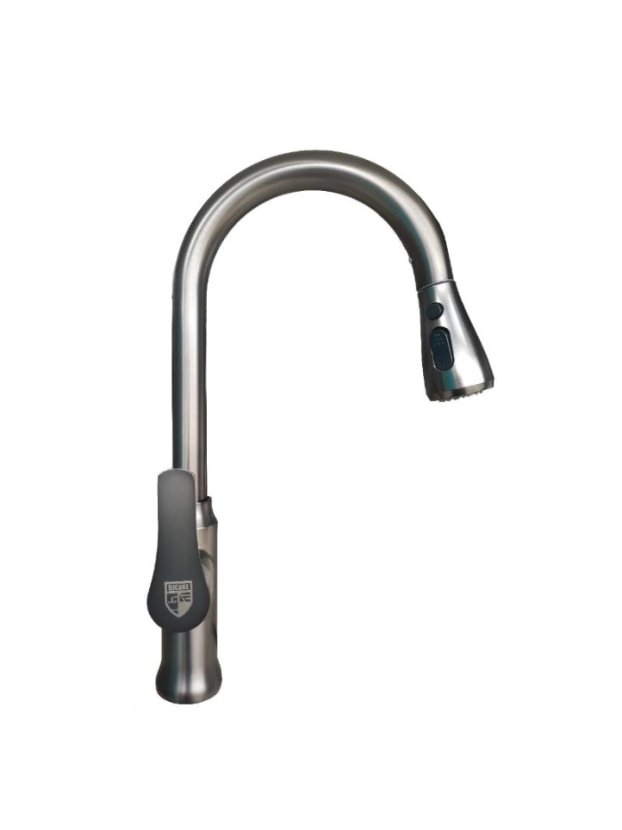 LLAVE MONOCONTROL EXTRAIBLE GRIS
