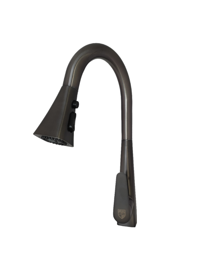 LLAVE MONOCONTROL EXTRAIBLE GRIS