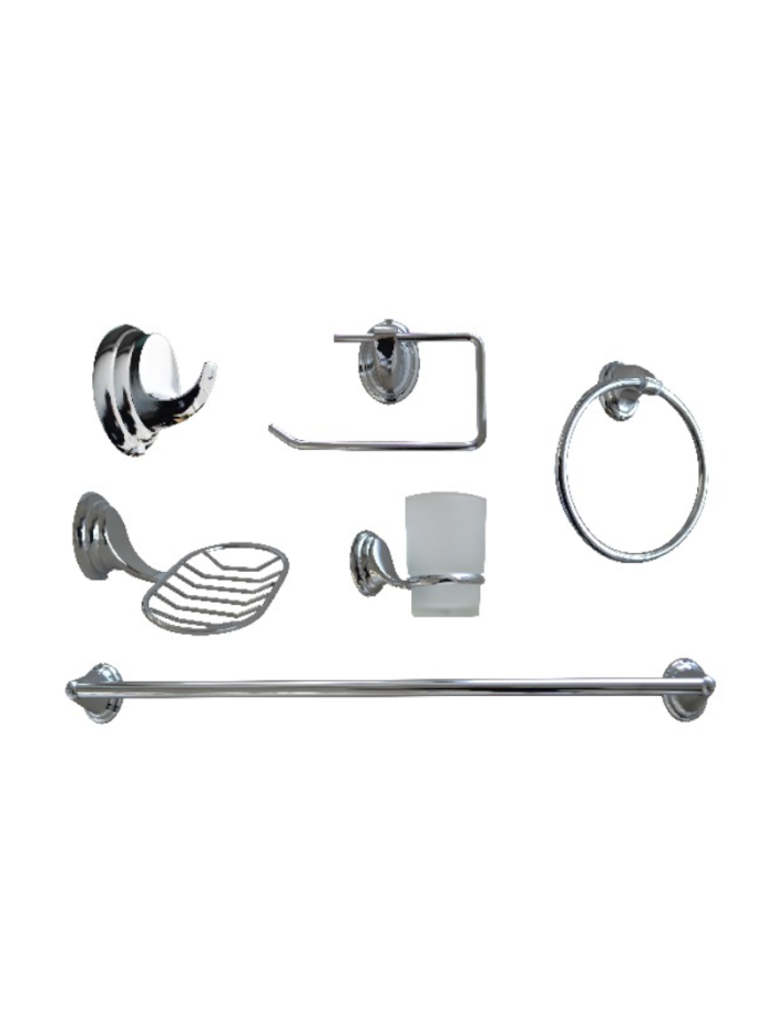 JUEGO DE ACCESORIOS EN ZINC