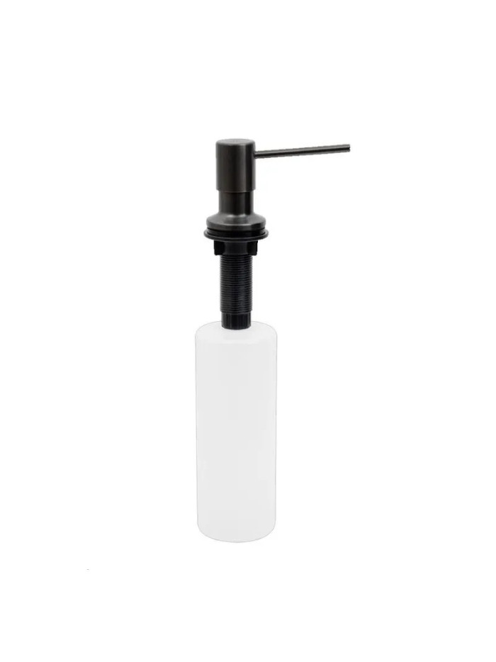 DISPENSADOR JABON INOX 304 BLACK 500ML