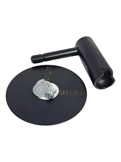 MANIJA PARA GAS EN ACERO INOX BLACK DE TORNILLO