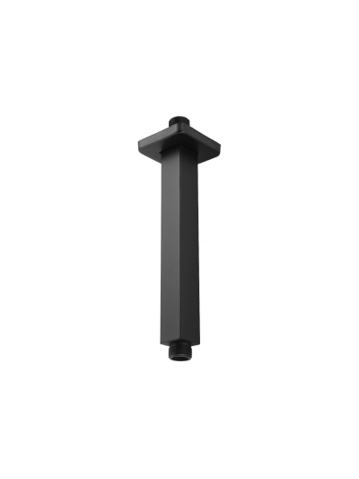 BRAZO PARA DUCHA TECHO CUADRADO NEGRO 20cms