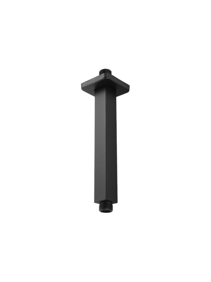 BRAZO PARA DUCHA TECHO CUADRADO NEGRO 20cms