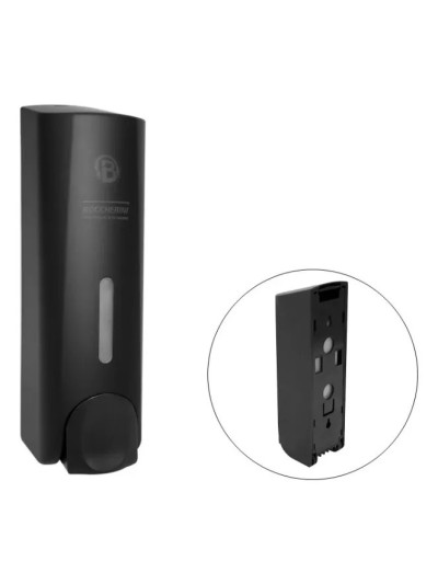 DISPENSADOR JABON LIQUIDO NEGRO CAPACIDAD 310ML