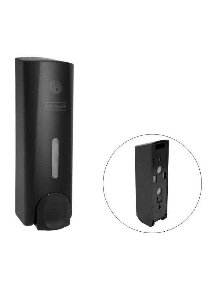 DISPENSADOR JABON LIQUIDO NEGRO CAPACIDAD 310ML