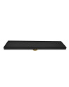 REJILLA DE PISO INVISIBLE DE 50CMS NEGRO MATE