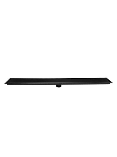 REJILLA DE PISO INVISIBLE NEGRA DE 80CMS