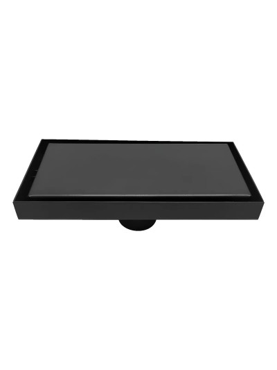 REJILLA INVISIBLE NEGRA 10 X 20CM