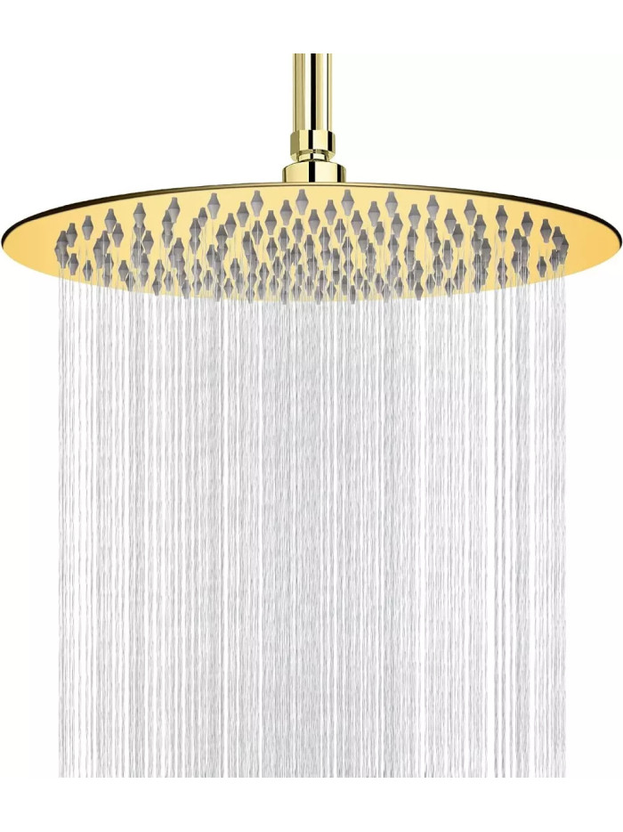 REGADERA ULTRAPLANA 25 CM BRUSHED GOLD