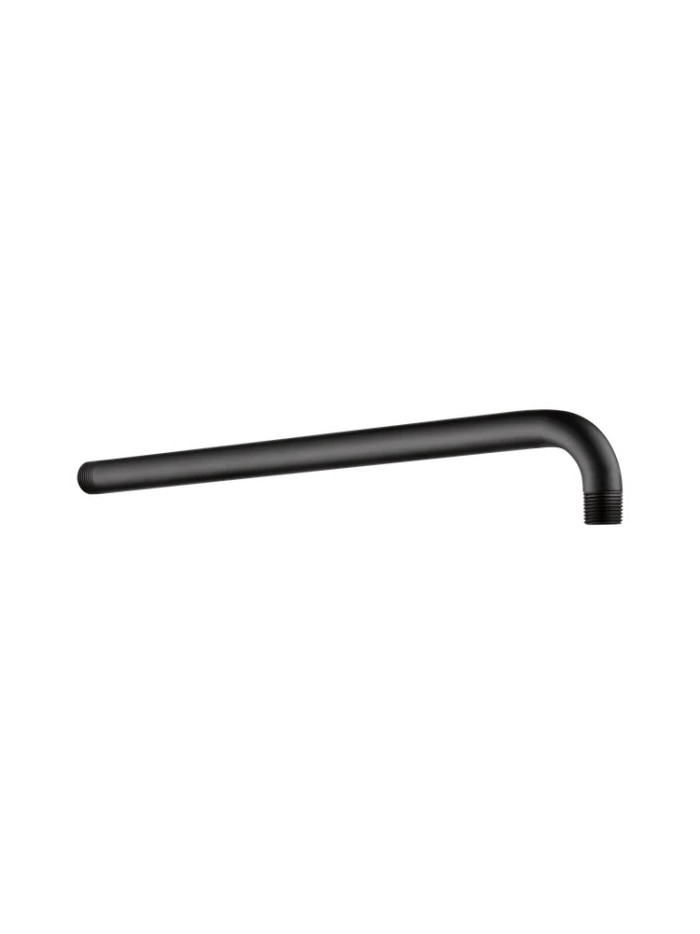 BRAZO DUCHA NEGRO MATE 40CMS REDONDO