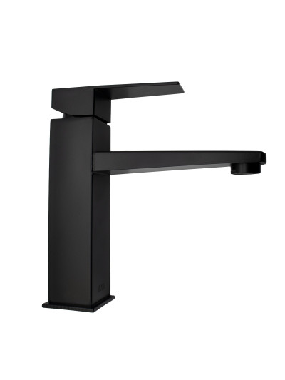 GRIFERIA MONOCONTROL  BAJO CUELLO RECTO NEGRO