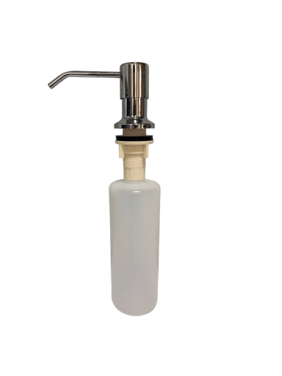 DISPENSADOR DE JABON PARA COCINA CROMADO