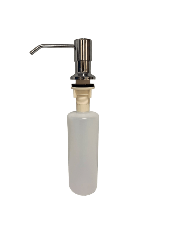 DISPENSADOR DE JABON PARA COCINA CROMADO