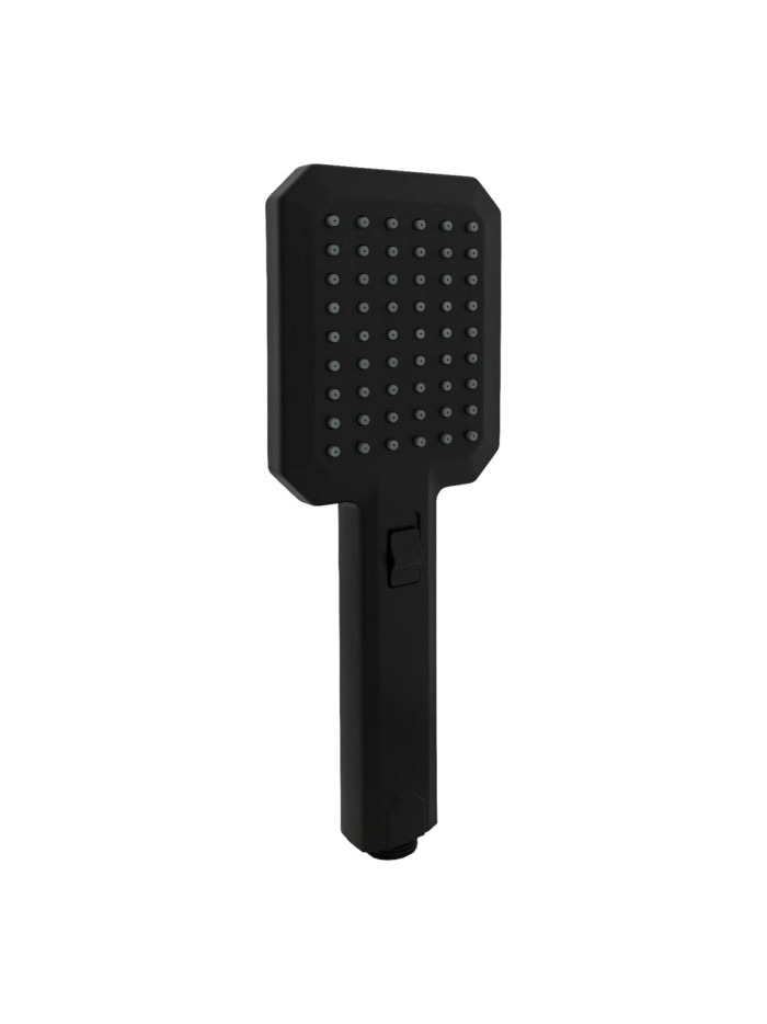 REGADERA PARA TELEDUCHA CUADRADA DOBLE FUNCION NEGRA H1098BLACK
