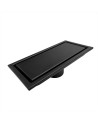 REJILLA DE PISO INVISIBLE NEGRO MATE 20CMS