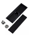 REJILLA DE PISO INVISIBLE NEGRO MATE 50CMS