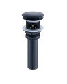 DESAGUE TIPO HONGO CON REBOSE NEGRO MATE
