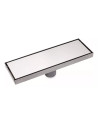 REJILLA DE PISO INVISIBLE 20 CM CROMO