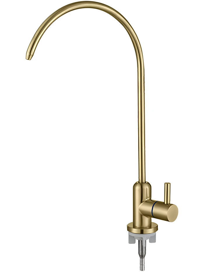 GRIFO PARA FILTRO DE AGUA DORADO MATE