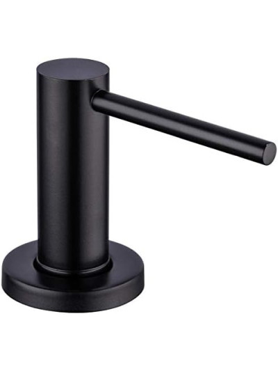 DISPENSADOR DE JABON LIQUIDO NEGRO MATE