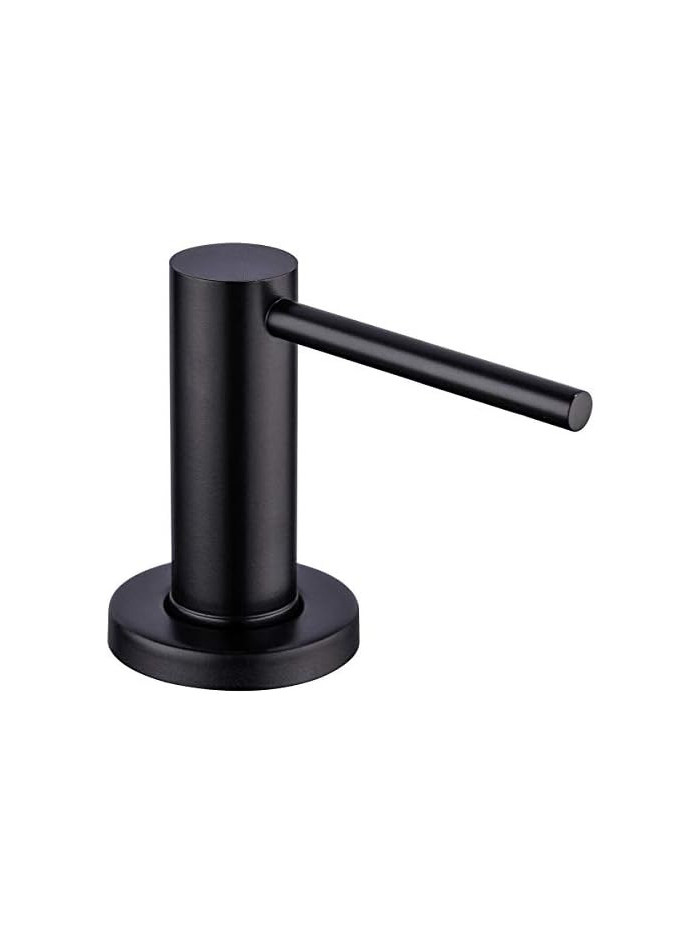 DISPENSADOR DE JABON LIQUIDO NEGRO MATE