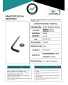 BRAZO DE DUCHA 40 CM GRIS
