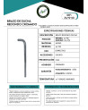 BRAZO DE DUCHA 40 CM CROMADO