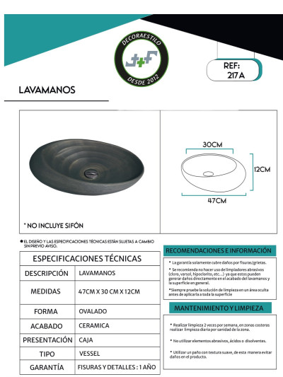 LAVAMANOS ARTESANAL