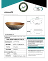 LAVAMANOS ARTESANAL 40*32*14CM