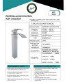LLAVE MONOCONTROL CASCADA ALTA
