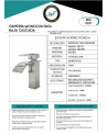 LLAVE MONOCONTROL CASCADA BAJA