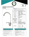 LLAVE MONOCONTROL COCINA