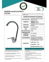 GRIFERIA MONOCONTROL COCINA