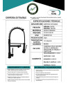 GRIFERIA MONOCONTROL COCINA NEGRA