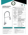 LLAVE MONOCONTROL COCINA CROMODA