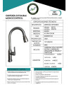 LLAVE MONOCONTROL EXTRAIBLE GRIS