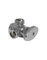 LLAVE DE ABASTO DOBLE 1/2 X 1/2 METALICA