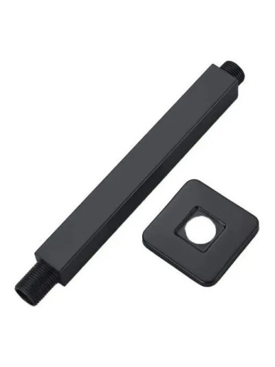 TUBO CUADRADO NEGRO A TECHO