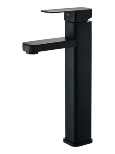 LLAVE LAVAMANOS MONOCONTROL ALTA NEGRA