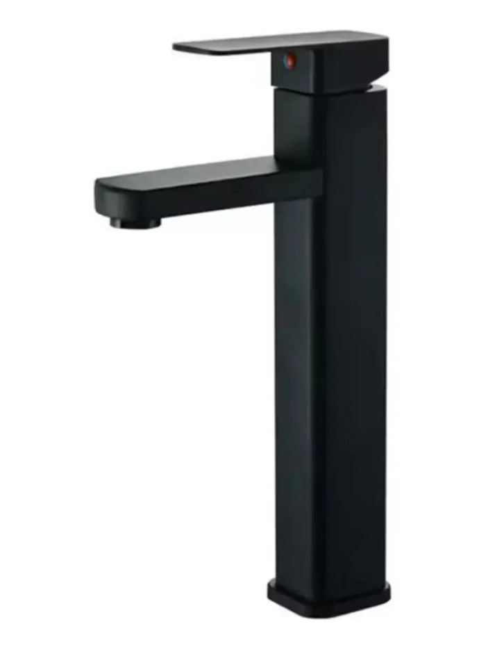 LLAVE LAVAMANOS MONOCONTROL ALTA NEGRA