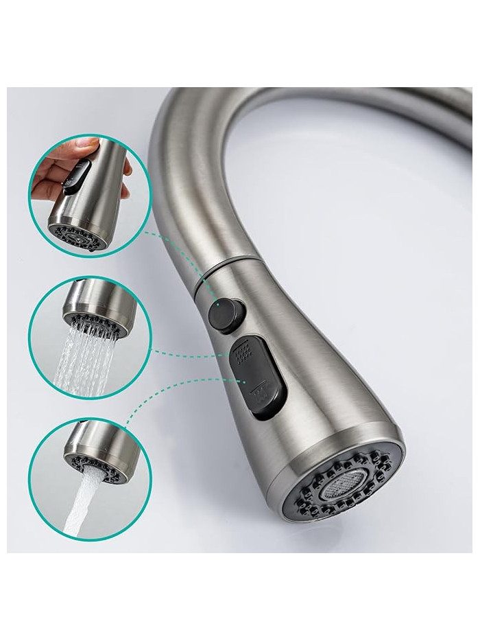 MONOCONTROL COCINA PULL OUT BRUSHED NICKEL