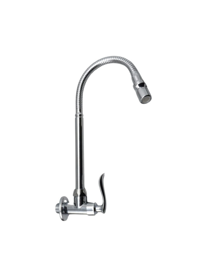 GRIFERIA AGUA FRIA A PARED FLEXIBLE