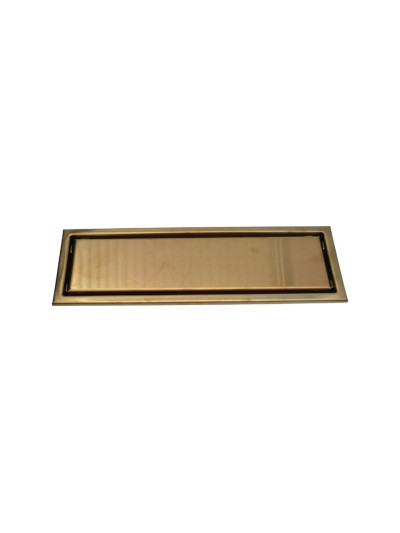 REJILLA INVISIBLE 10X30 ORO ROSA