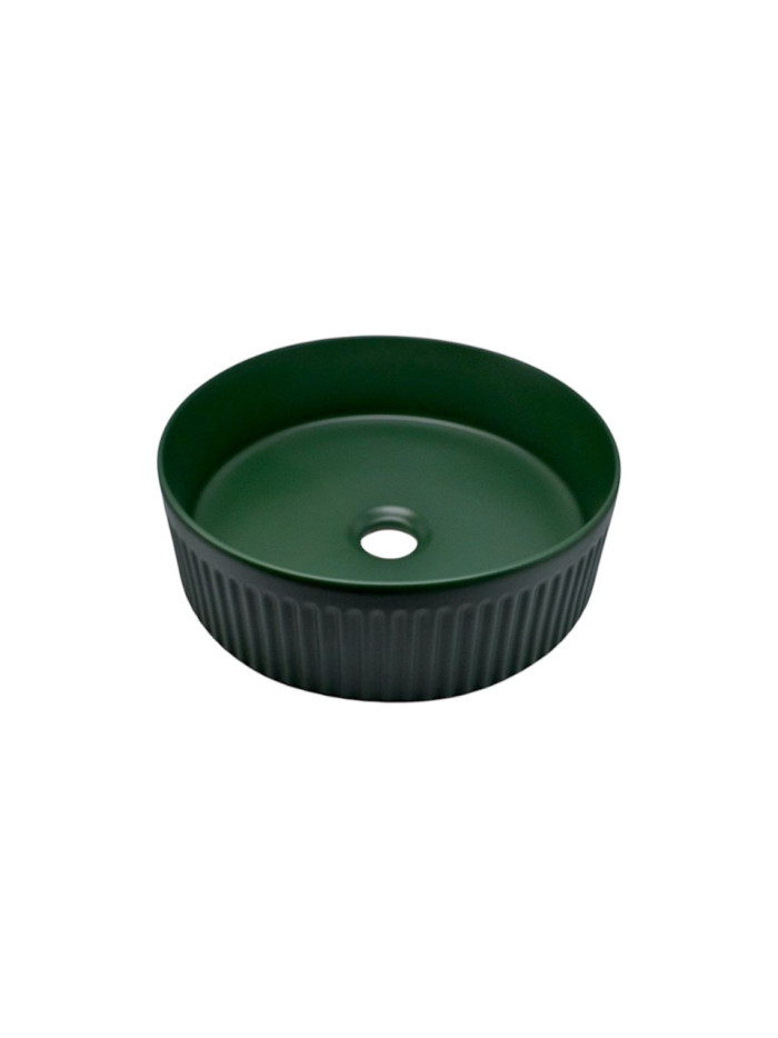 LAVAMANOS MATE VERDE OSCURO