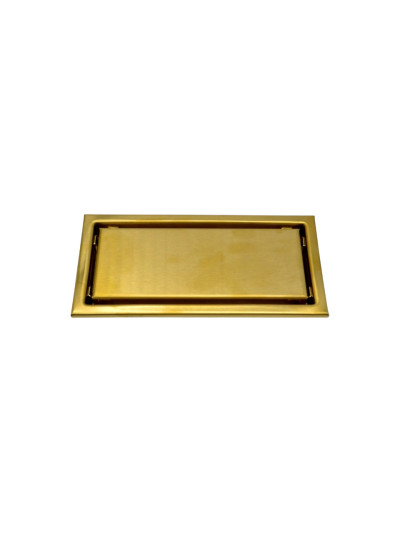 REJILLA INVISIBLE 10X20 DORADA