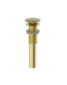 DESAGUE DE PUSH SIN REBOSE BRUSHED GOLD